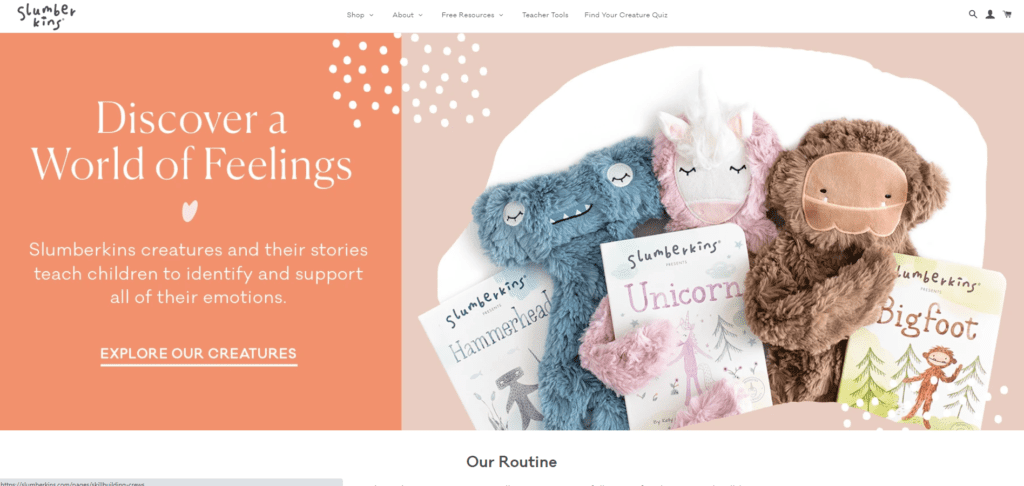 slumberkins website